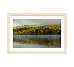 Foggy Lake Morning by Alisha Clarke for ArtLifting