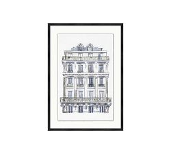 French Architecture Framed Print