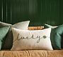 Lucky You Embroidered Lumbar Pillow