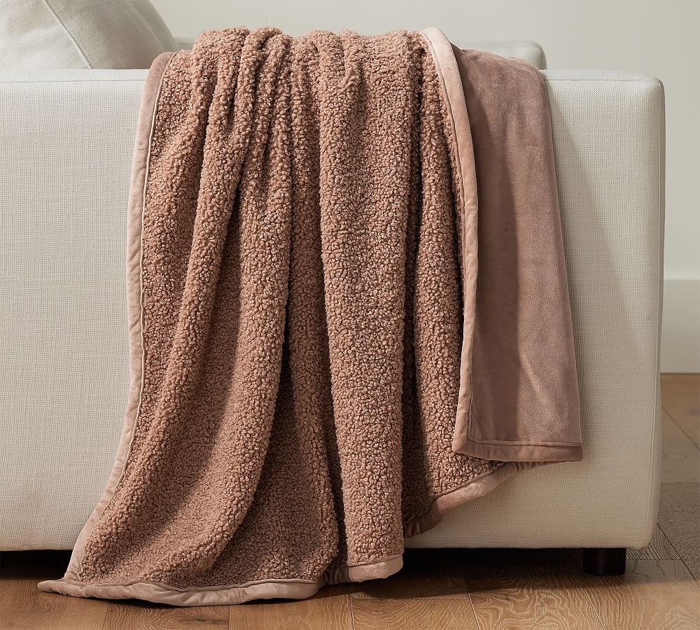 Cozy Teddy Faux Fur Throw