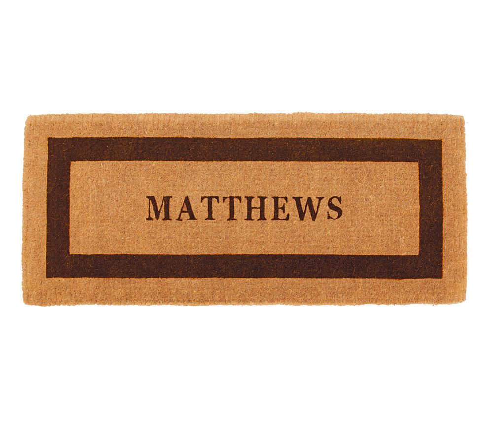 Personalized Framed Doormat