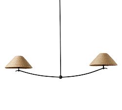 Frannie Iron Linear Pendant (56")