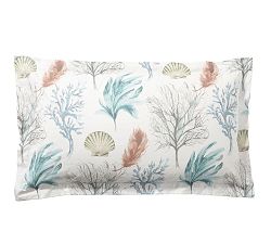 Open Box: Del Mar Percale Coastal Sham, King, Set of 2 - Multi