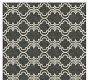Custom Scroll Tile Hand-Tufted Wool Rug