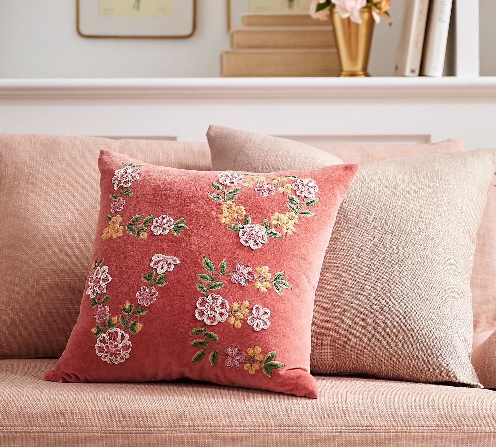 Pottery Barn Velvet Pillows