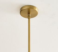 Amalia Alabaster Round Pendant (12")