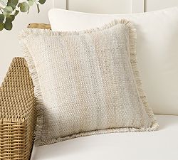 Driftwood Flange Outdoor Pillow
