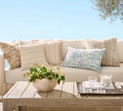 Sweater Knit Outdoor Pillow