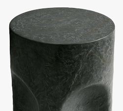 Lagos Round Concrete Outdoor Side Table (14")