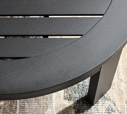 Malibu Metal Round Outdoor Grand Coffee Table (43")