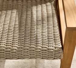 Malibu Teak &amp; Rope Outdoor Dining Armchair