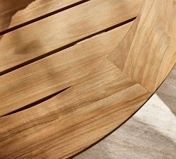 Get The Look: Malibu Teak Round Dining Table + Chair