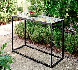 Porto Tile Outdoor Console Table (40")