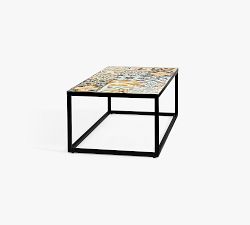 Porto Tile Rectangular Outdoor Coffee Table (40")
