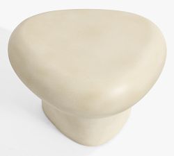 Vila Concrete Round Outdoor Side Table (24")