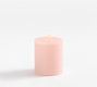 Premium Flickering Flameless Wax Pillar Candle - Salt Washed