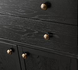 Chris Loves Julia Modern Traditional Tall 2-Drawer Dresser (33")