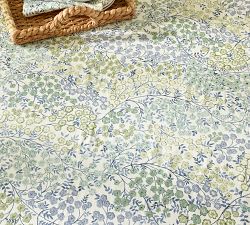 Flowervine Cotton Table Throw