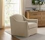 Belen Slipcovered Swivel Chair