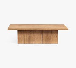 Open Box: Aldon Rectangular Coffee Plinth Table (58") - Maize