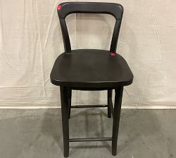 Open Box: Cline Swivel Counter Stool (24") - Charcoal