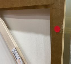 Open Box: Reflection Stream Framed Canvas, 40" x 40" - Champagne Frame