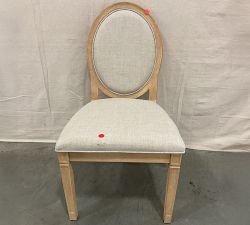 Open Box: Sausalito Upholstered Dining Chair - Basket Weave Oatmeal, Seadrift