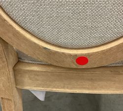 Open Box: Sausalito Upholstered Dining Chair - Basket Weave Oatmeal, Seadrift