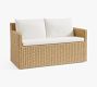 Kostas Wicker Outdoor Porch Bench (54")