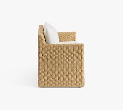 Kostas Wicker Outdoor Porch Bench (54")