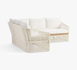 Lakewood Rope 3-Piece Outdoor Sectional (91")