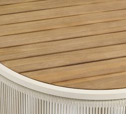 Lakewood Rope Round Outdoor Coffee Table (34")