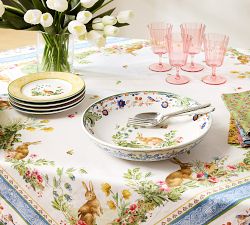 Botanical Bunny Table Throw