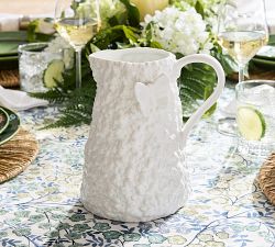 Floral Bunny Stoneware Serveware Collection