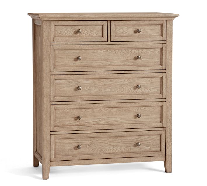 Hudson 6-Drawer Tall Dresser, Seadrift | Pottery Barn