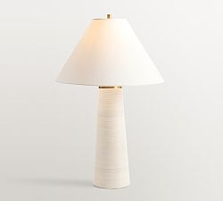 Harbor Rattan Table Lamp (22")