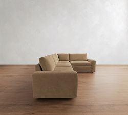 Sierra Leather 3-Piece Sectional (128")