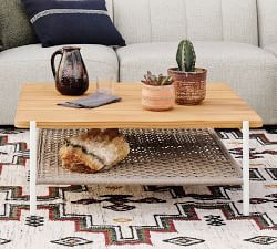 Camarillo Teak Square Coffee Table