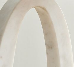 Easton Marble Arc Table Lamp (18")