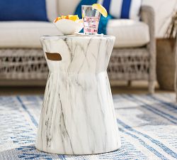 Elias Round Ceramic Accent Table