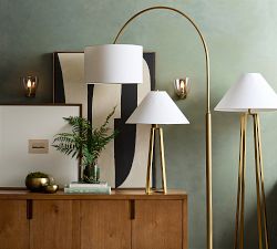 Emmett Metal Tripod Floor Lamp (58")