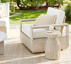 Pottery Barn Indio Eucalyptus Swivel Outdoor Lounge Chair - Thumbnail 5