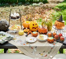 Peanuts™ Pumpkin Shaped Stoneware Serving Bowl &amp; Mugs