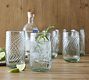 Twist Recycled Glass Drinking Glasses - Set of 4