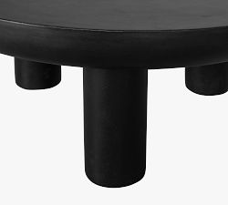 Alina Concrete Round Outdoor Coffee Table (36")