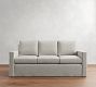 Cameron Modern Square Arm Slipcovered Sleeper Sofa (54"&ndash;86")