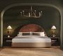 Curved Leather Wall Mounted Headboard