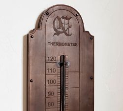 Outdoor Iron Wall Thermometer
