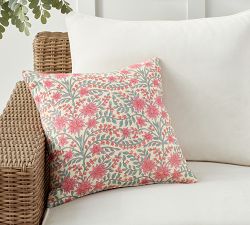 Sai Block Print Inspired Reversible Pillow