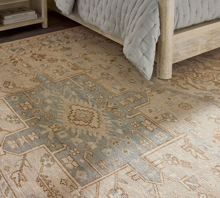 Bianca Hand-Knotted Wool Rug | Pottery Barn